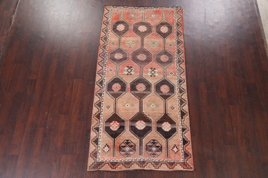 Antique Qashqai Persian Wool Rug 4x8