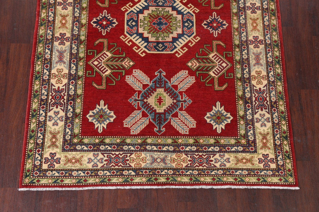 Red Kazak Wool Area Rug 6x8