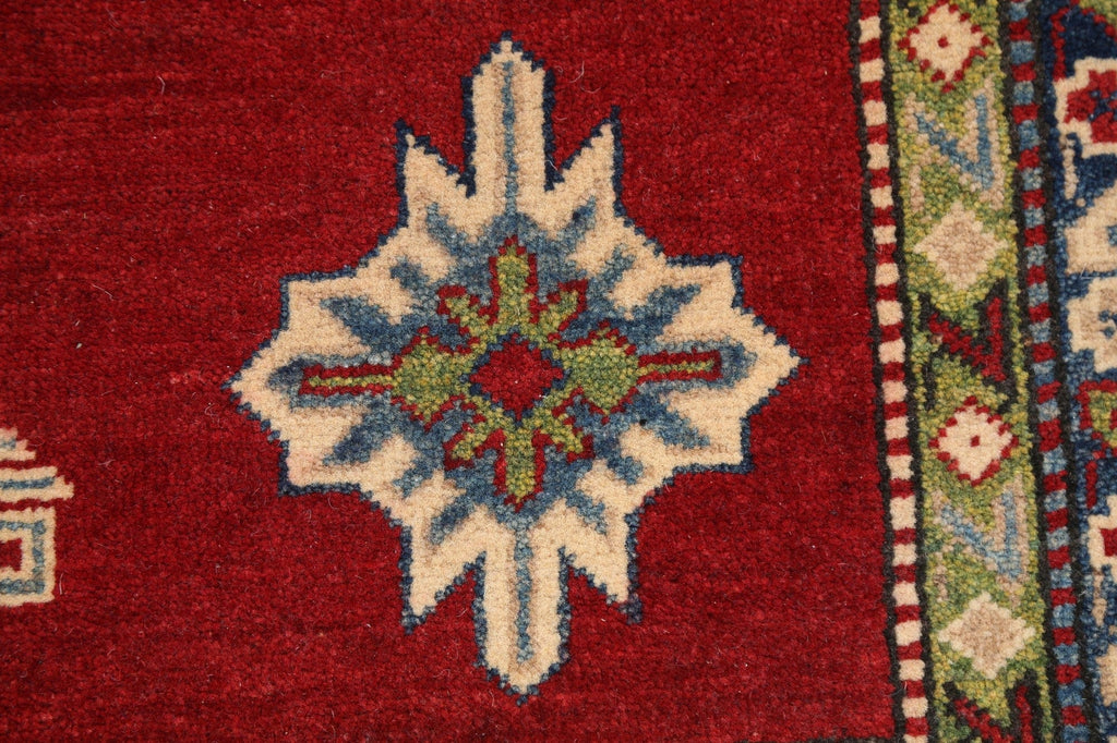 Red Kazak Wool Area Rug 6x8