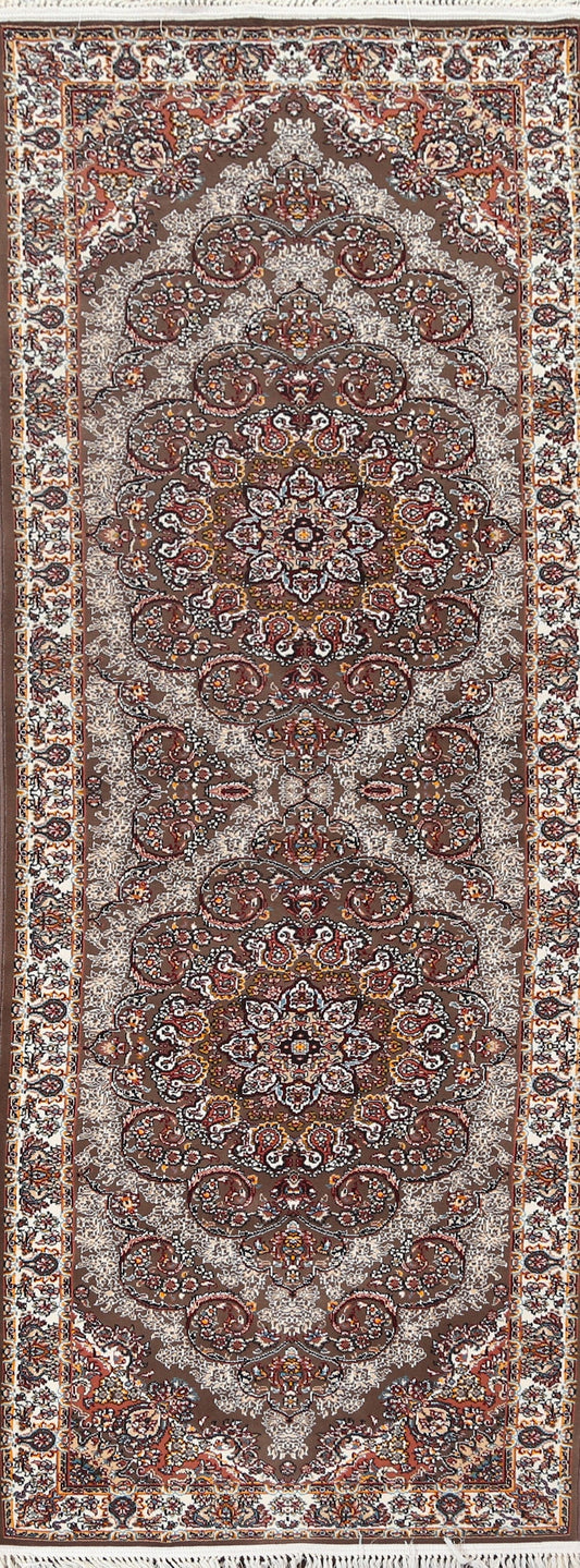 Traditional Tabriz Persian Runner Rug 3x10