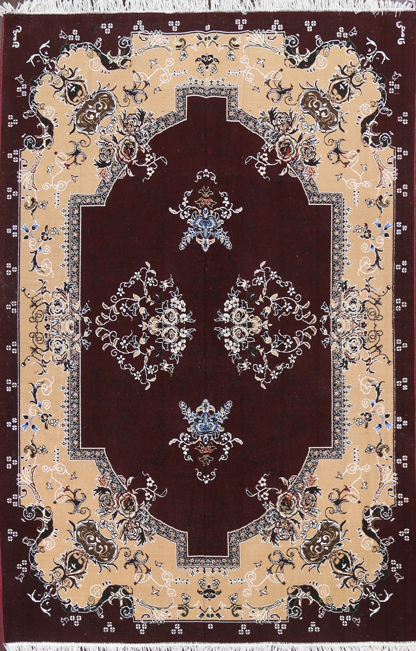 Turkish Aubusson Area Rug 7x10