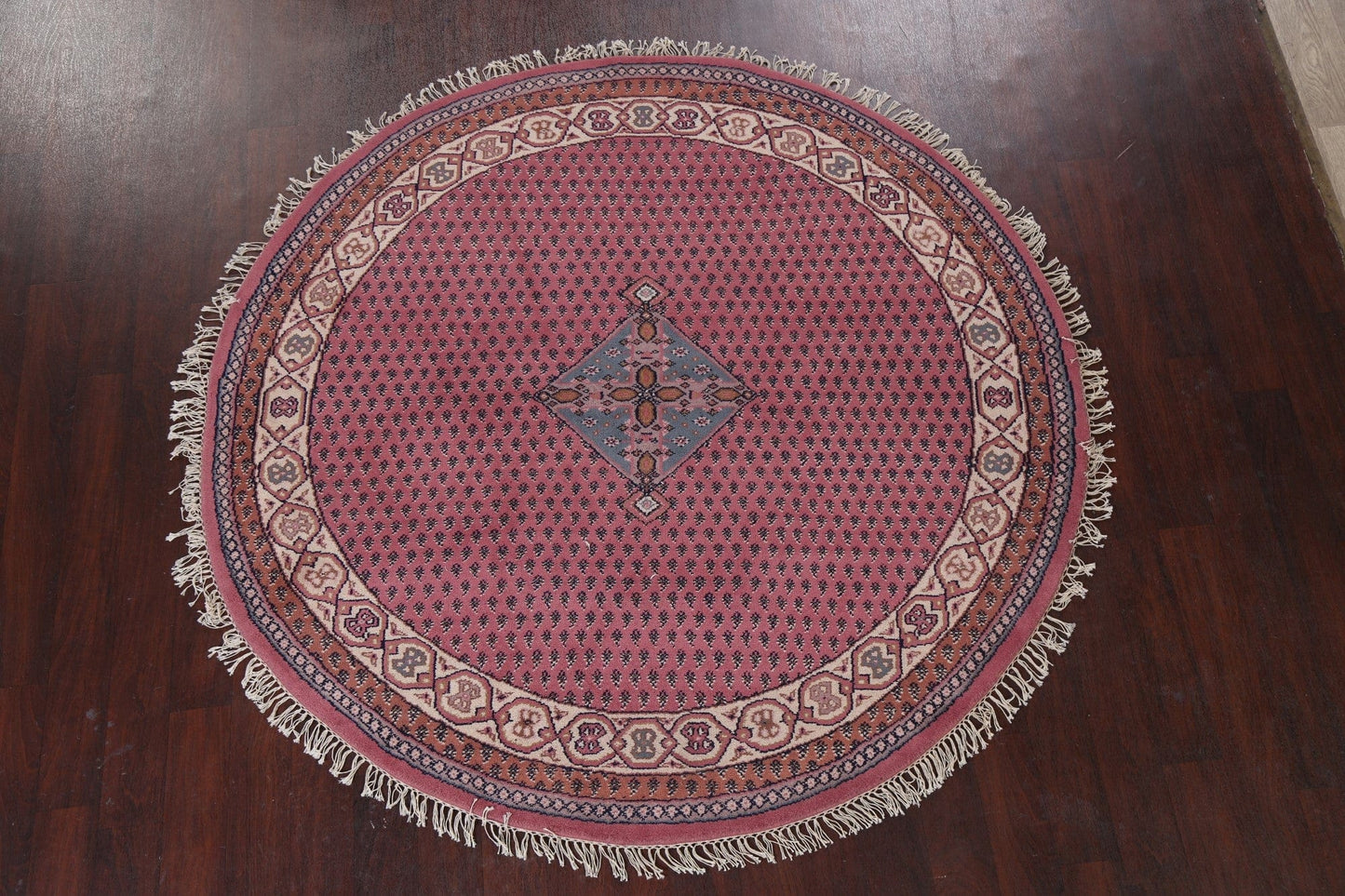 Pink Botemir Round Area Rug 7x7