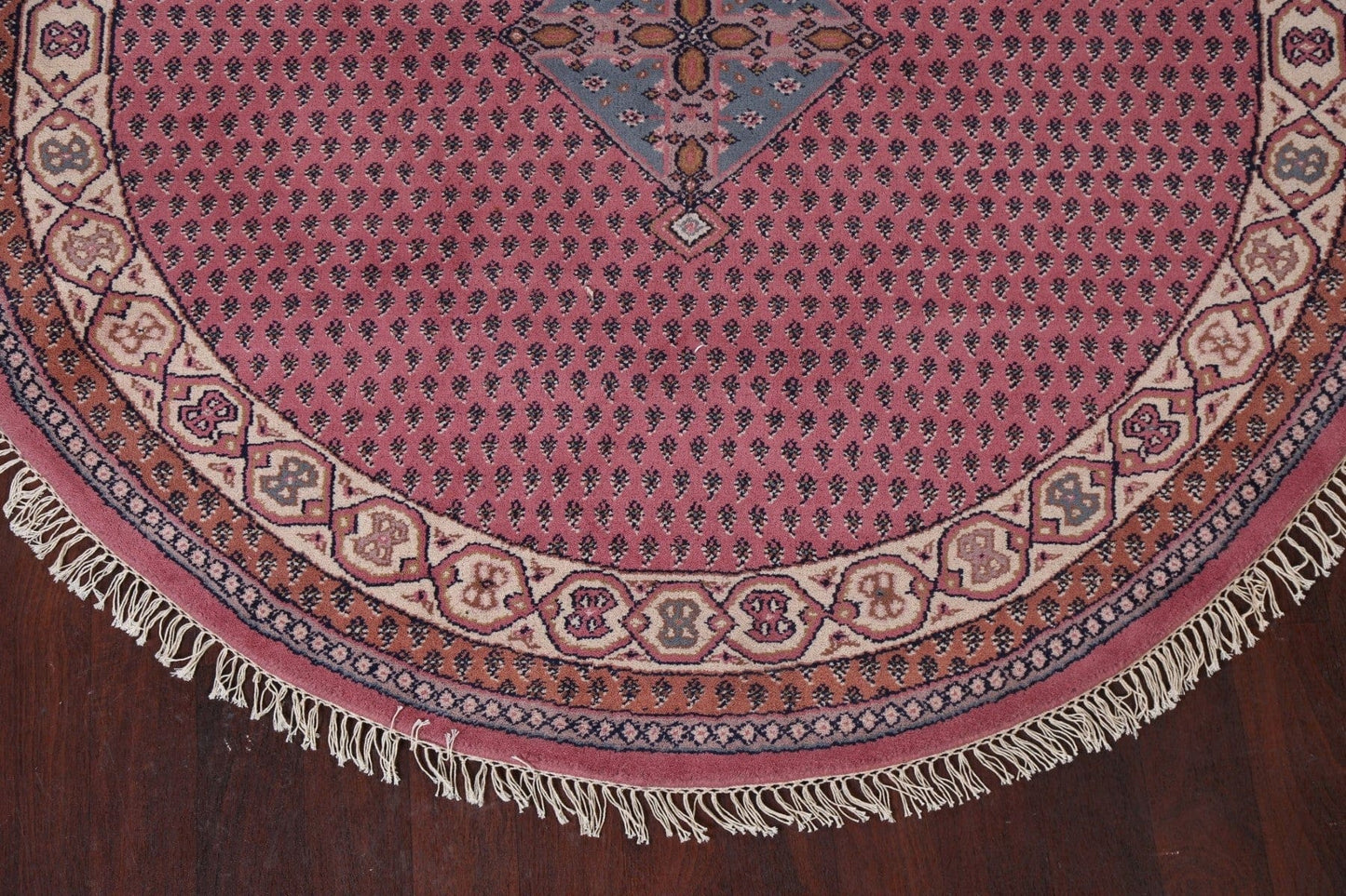 Pink Botemir Round Area Rug 7x7