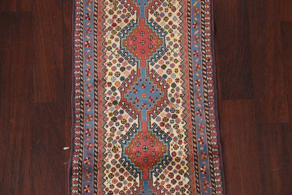 Vegetable Dye Yalameh Persian Handmade Rug 2x5