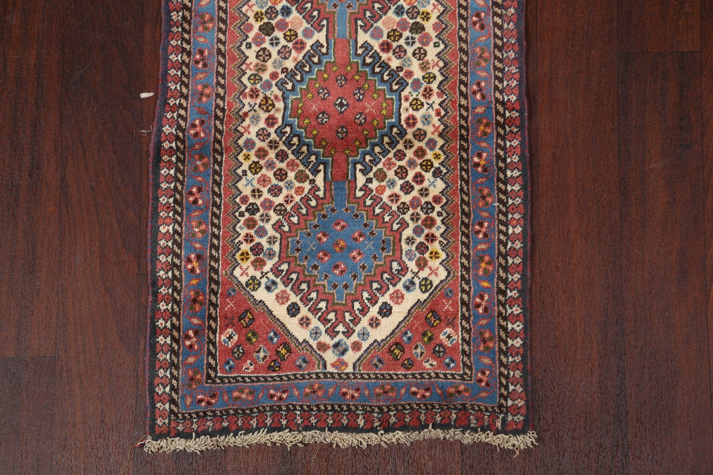 Vegetable Dye Yalameh Persian Handmade Rug 2x5