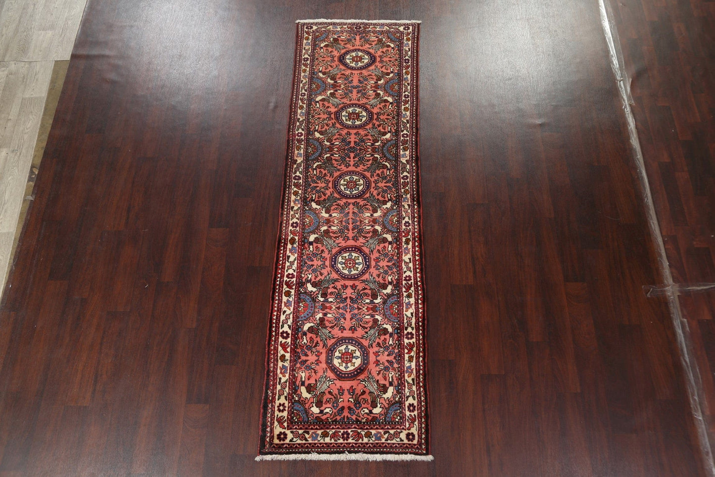 Wool Runner Sarouk Persian Rug 3x9