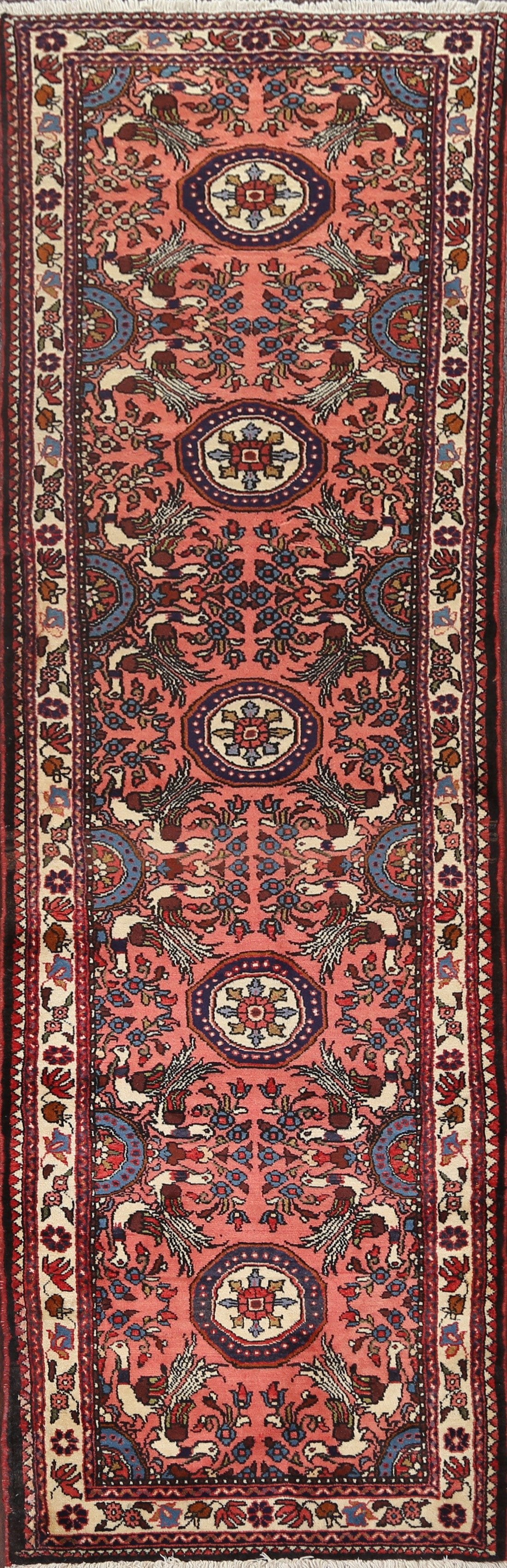 Wool Runner Sarouk Persian Rug 3x9