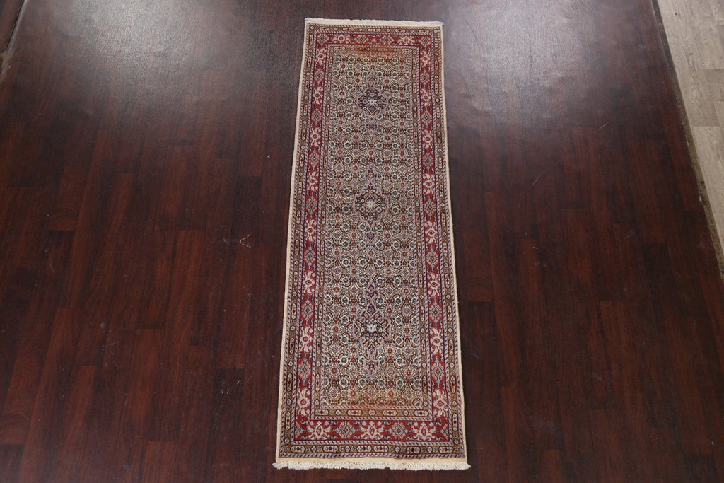 Handmade Mood Persian Runner Rug 3x8