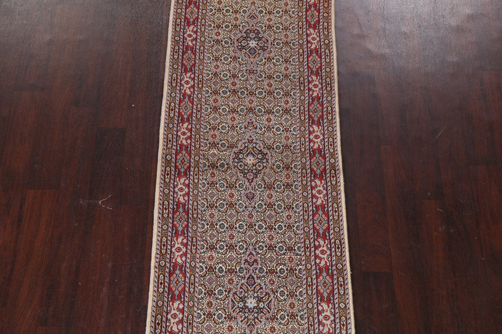 Handmade Mood Persian Runner Rug 3x8