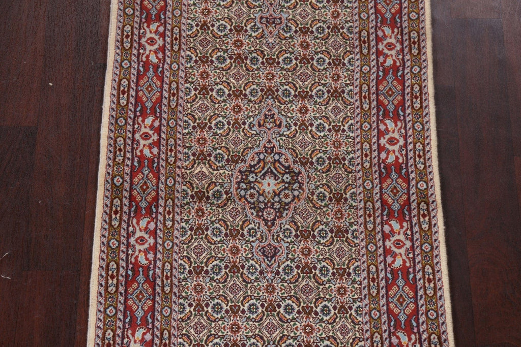 Handmade Mood Persian Runner Rug 3x8