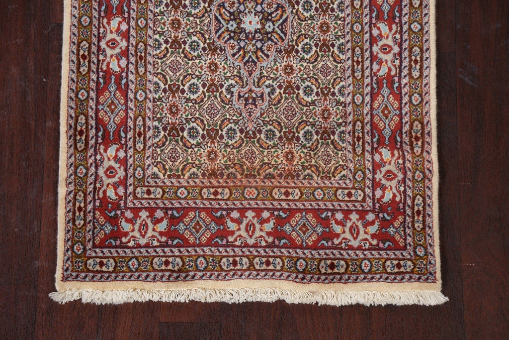 Handmade Mood Persian Runner Rug 3x8