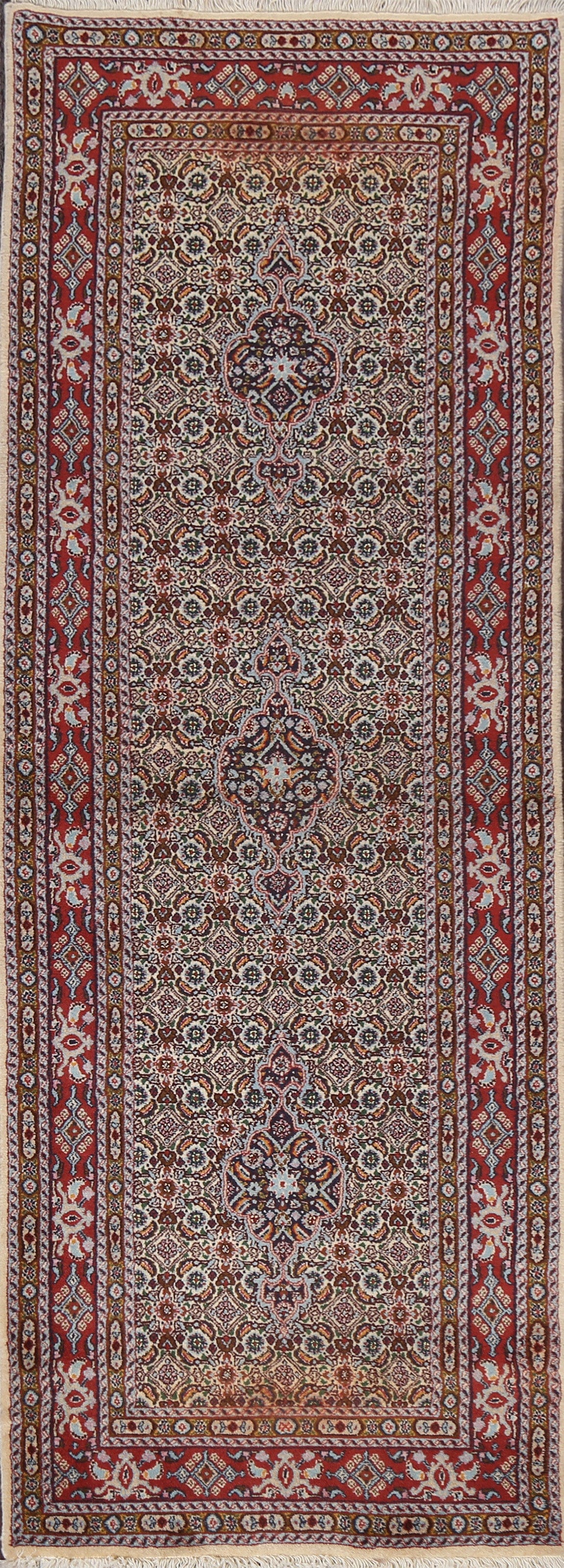 Handmade Mood Persian Runner Rug 3x8