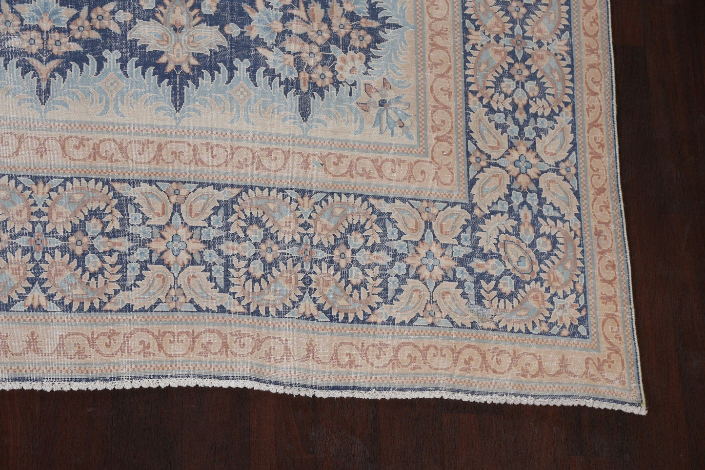 Distressed Kerman Persian Area Rug 10x13