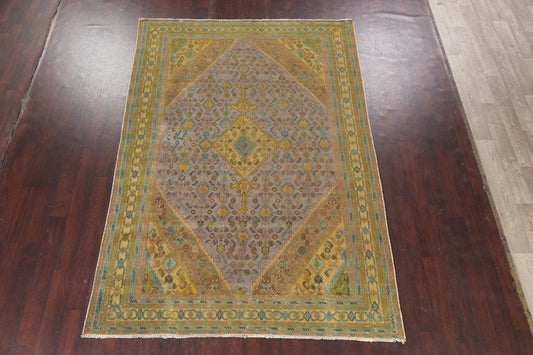 Vintage Mahal Persian Area Rug 7x10