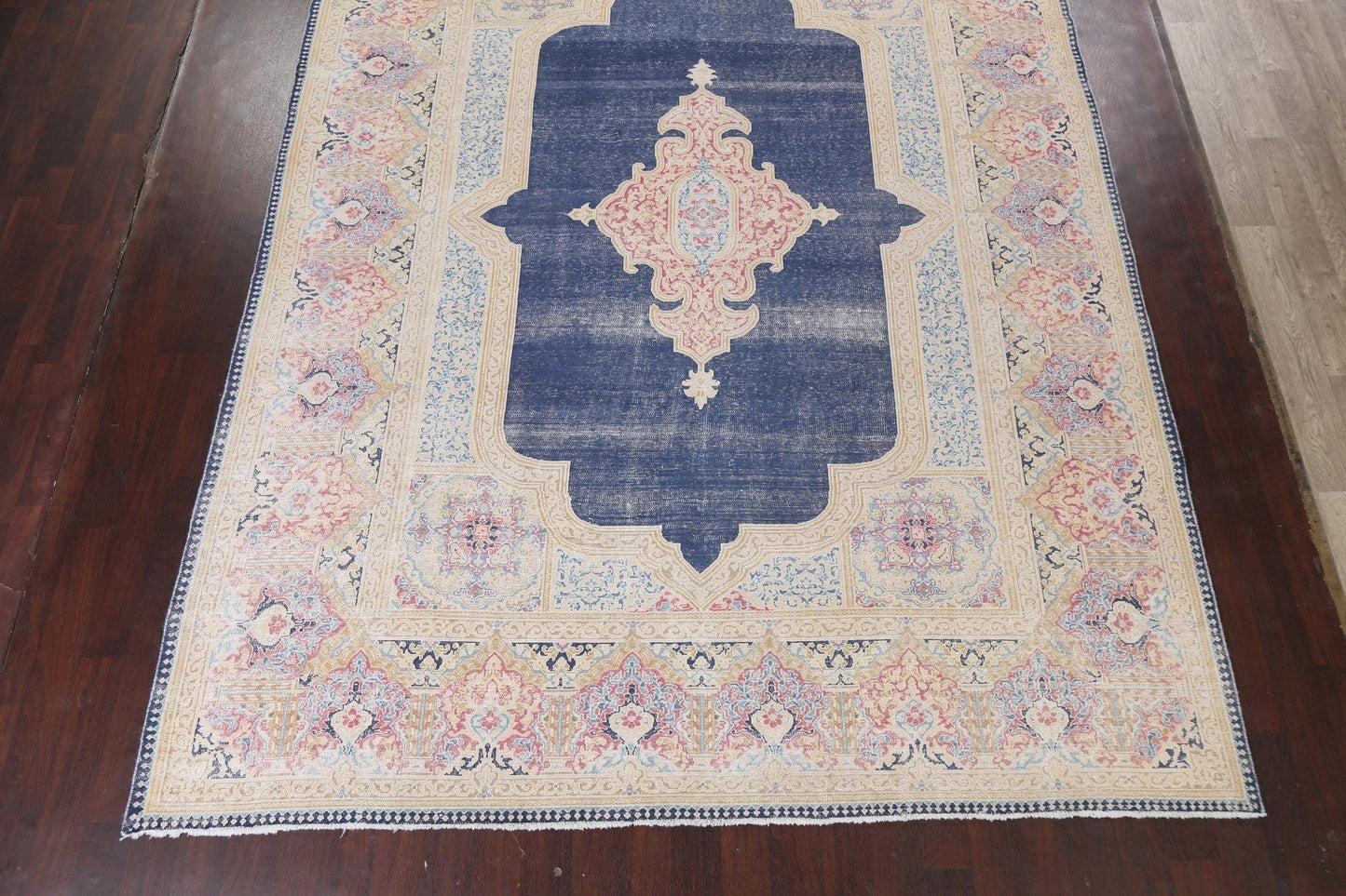 Navy Blue Kerman Persian Area Rug 10x13