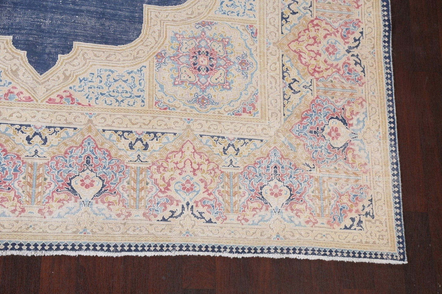 Navy Blue Kerman Persian Area Rug 10x13