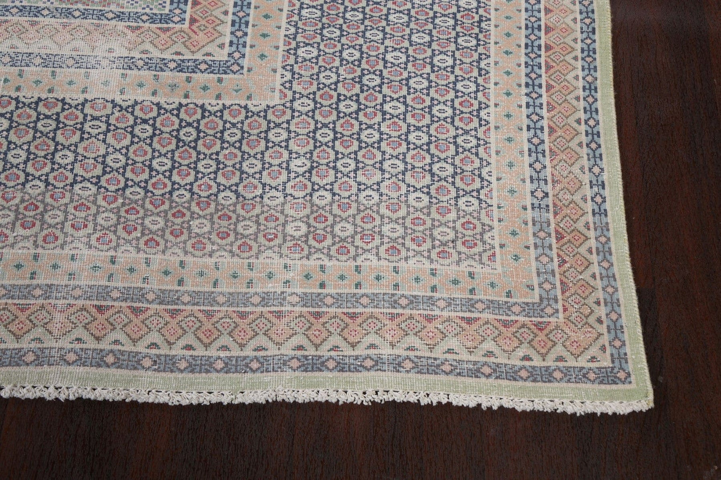 Antique Distressed Kerman Persian Area Rug 10x12