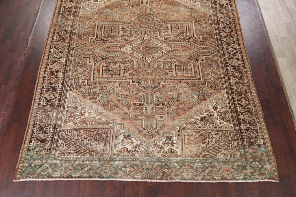 Handmade Heriz Persian Area Rug 11x13