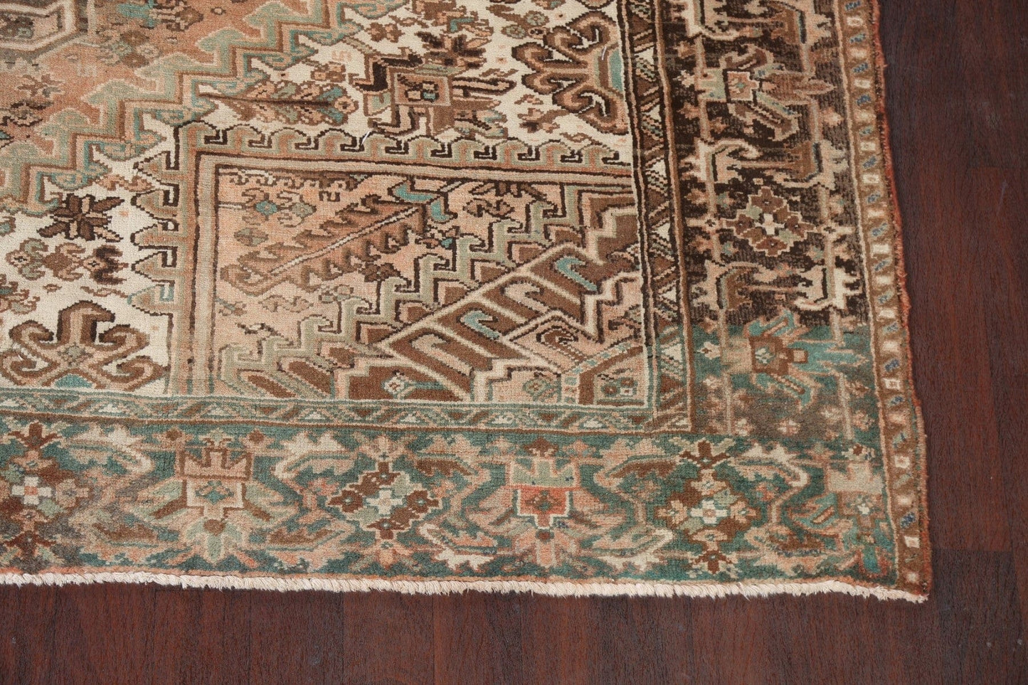 Handmade Heriz Persian Area Rug 11x13