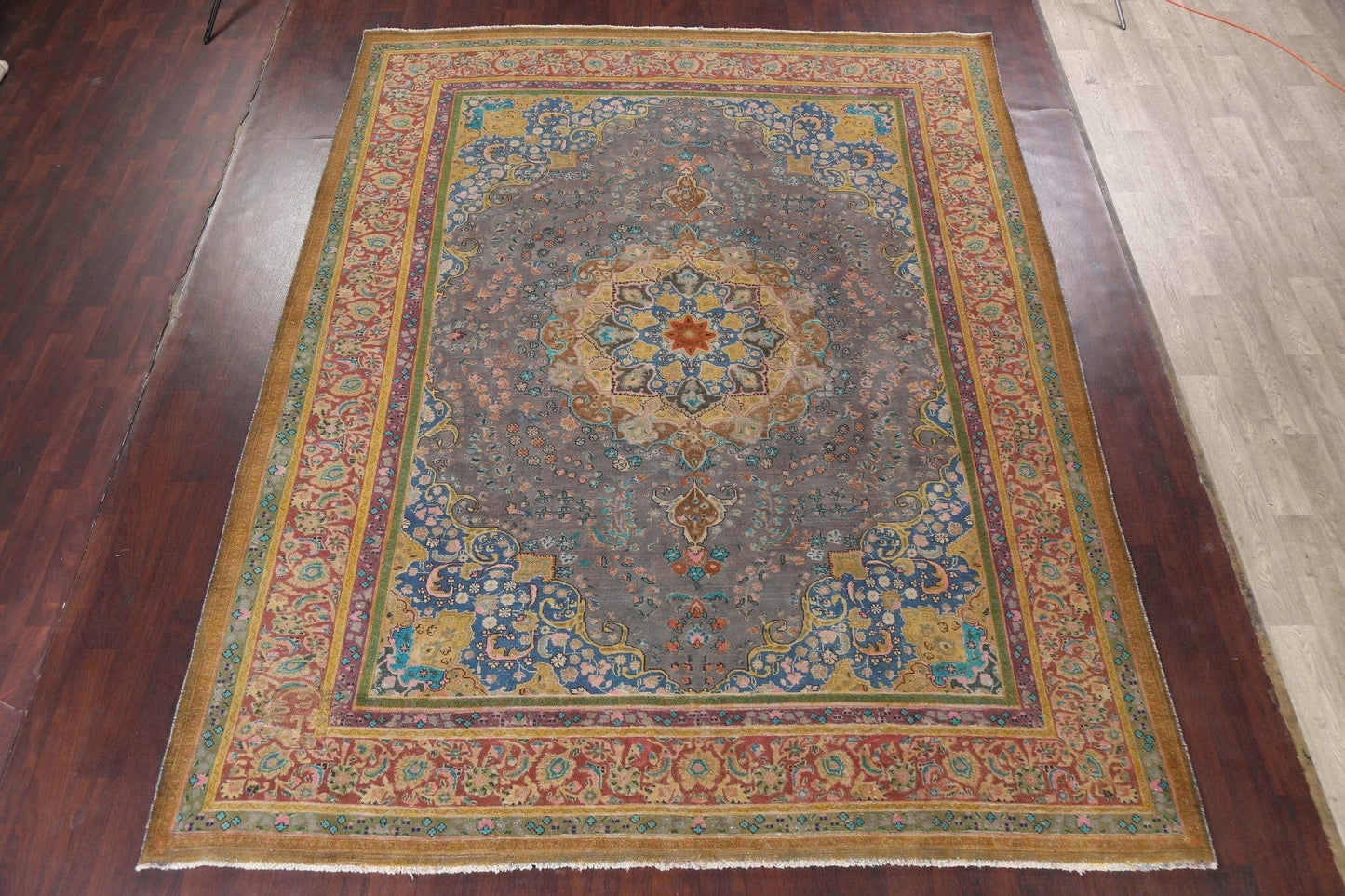 Over-Dyed Tabriz Persian Area Rug 10x13