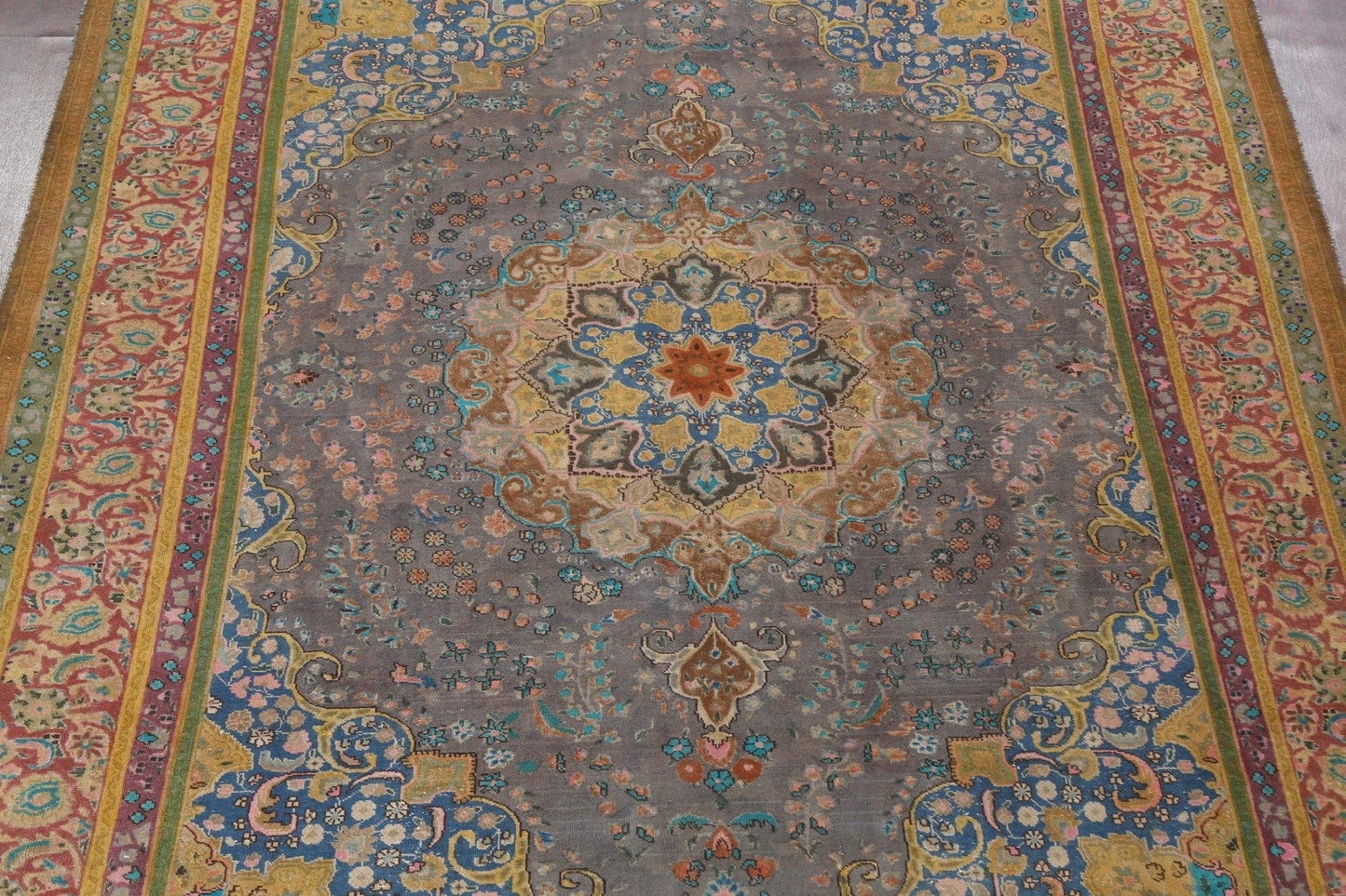 Over-Dyed Tabriz Persian Area Rug 10x13