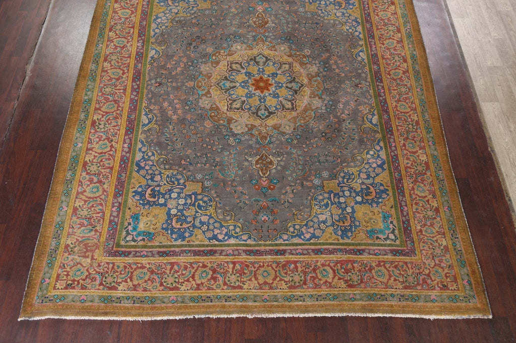 Over-Dyed Tabriz Persian Area Rug 10x13