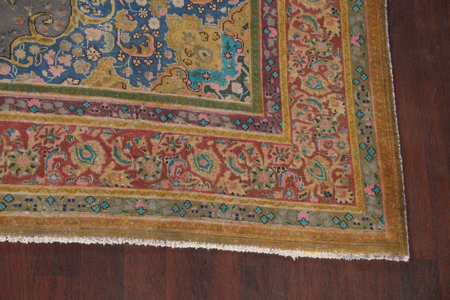 Over-Dyed Tabriz Persian Area Rug 10x13