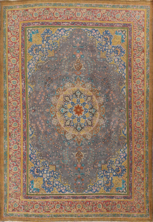 Over-Dyed Tabriz Persian Area Rug 10x13