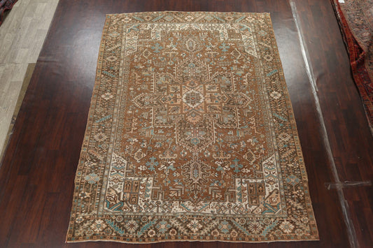 Handmade Heriz Persian Area Rug 8x11