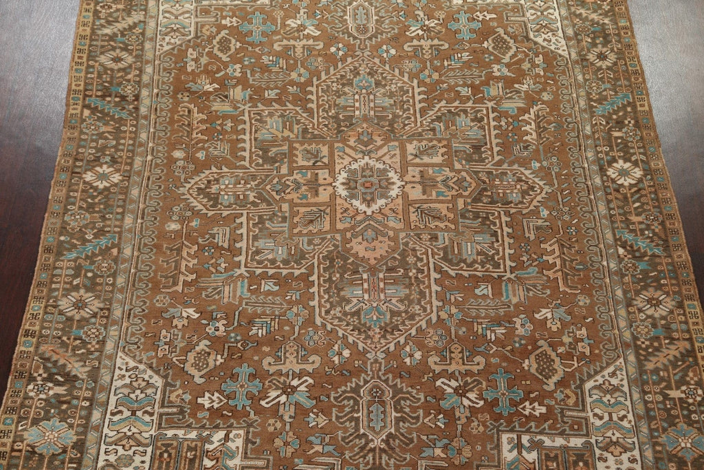 Handmade Heriz Persian Area Rug 8x11