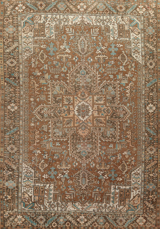 Handmade Heriz Persian Area Rug 8x11