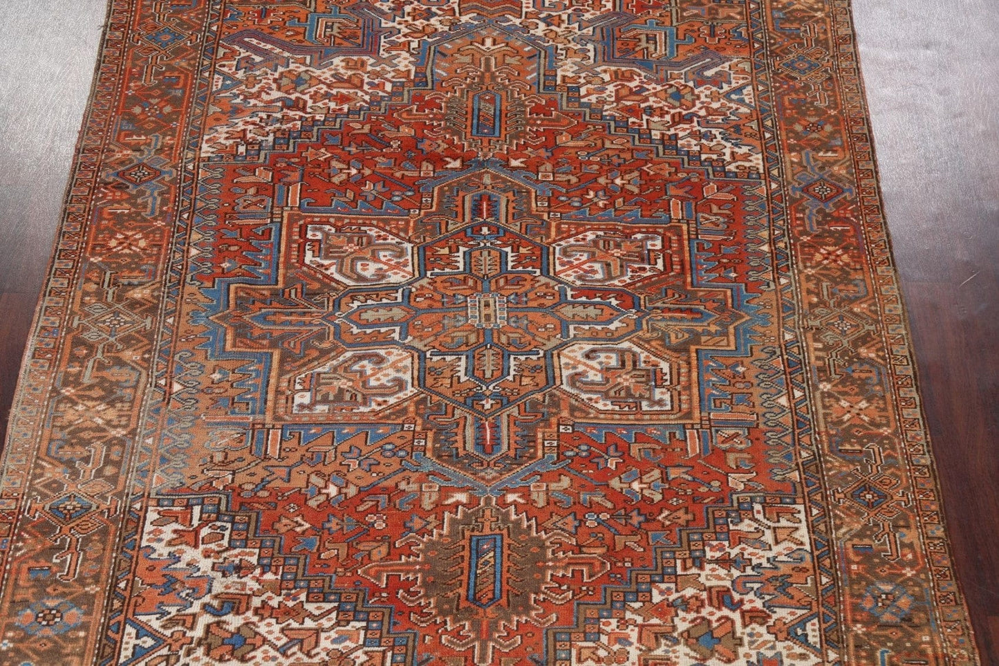 Geometric Heriz Persian Area Rug 8x11