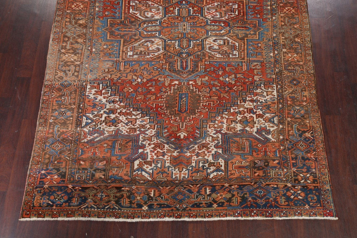 Geometric Heriz Persian Area Rug 8x11