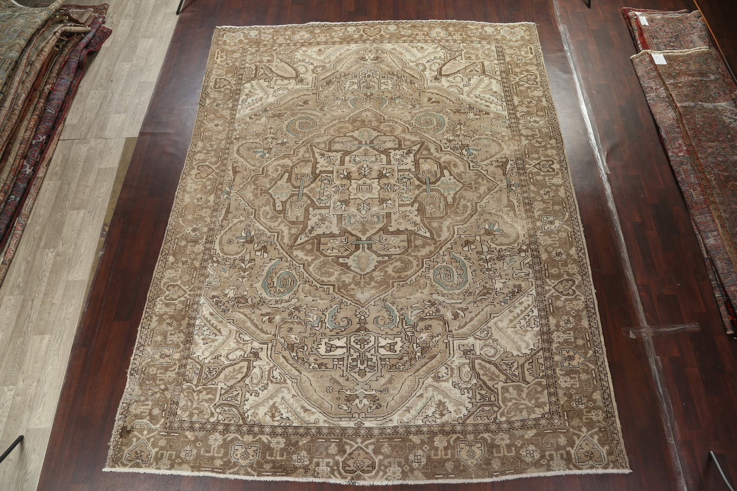 Antique Heriz Persian Area Rug 10x13