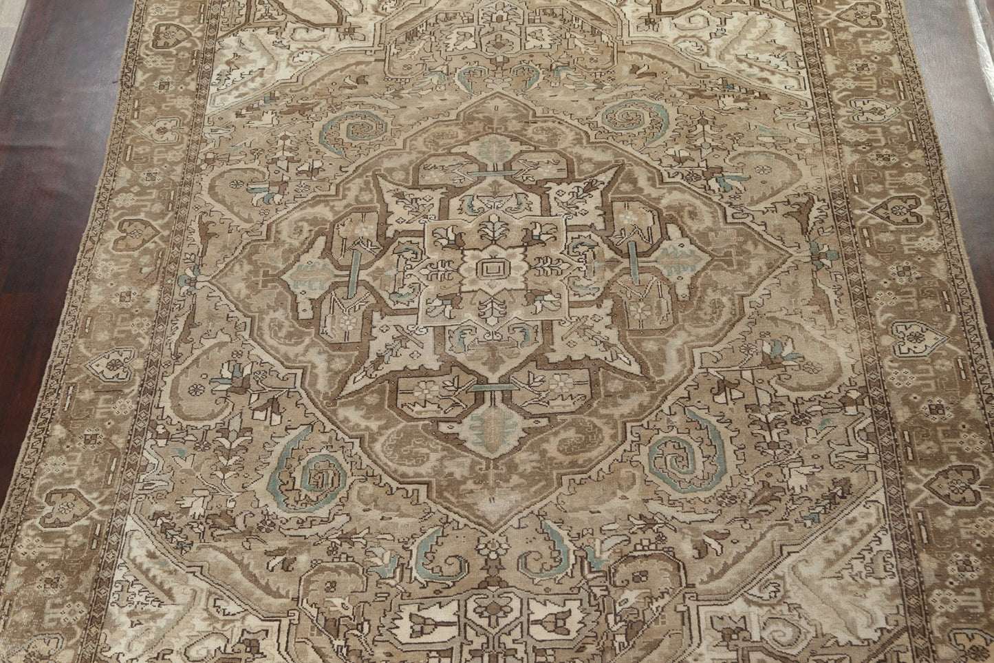 Antique Heriz Persian Area Rug 10x13