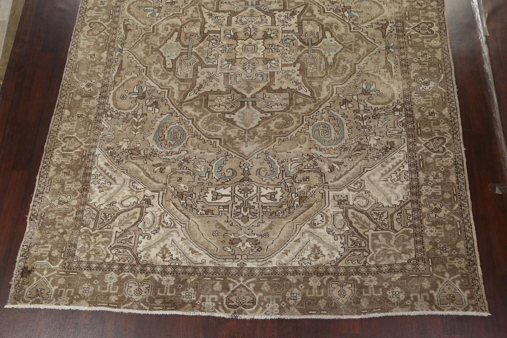 Antique Heriz Persian Area Rug 10x13