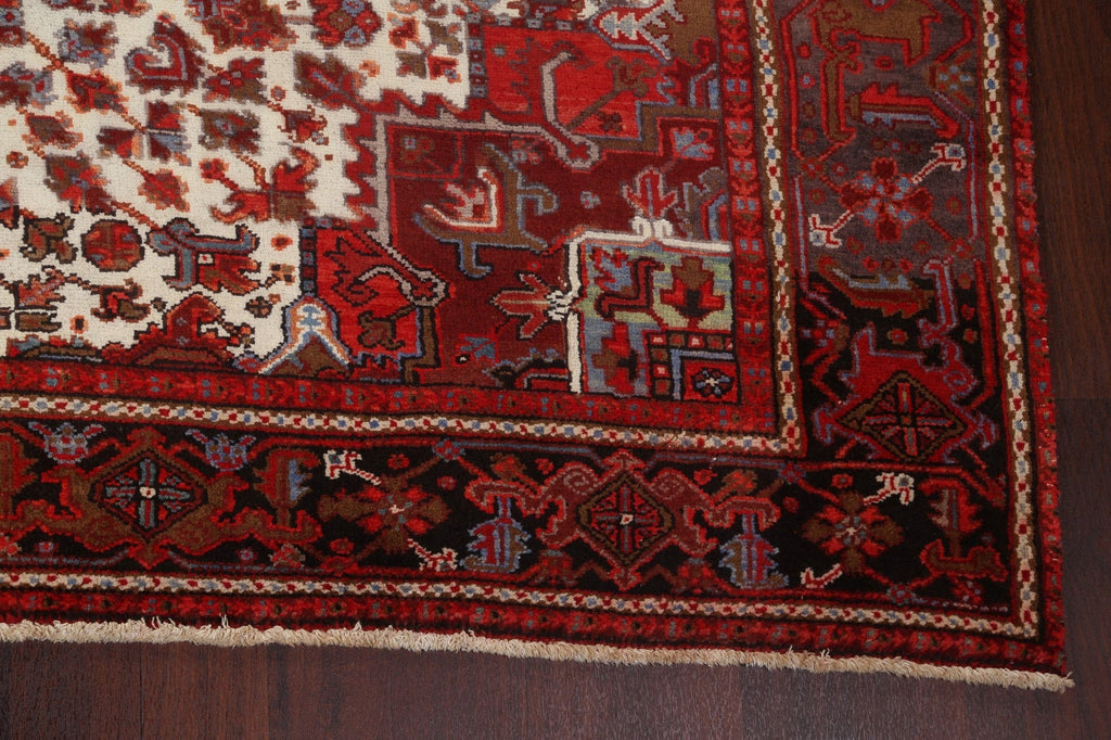 Red Heriz Persian Area Rug 10x13