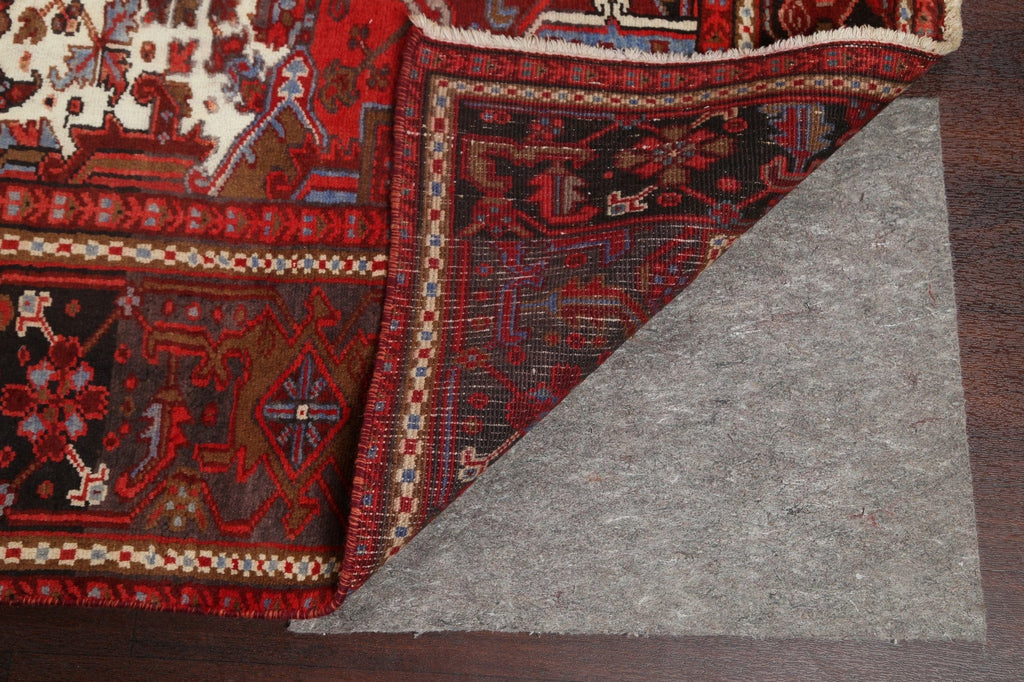 Red Heriz Persian Area Rug 10x13