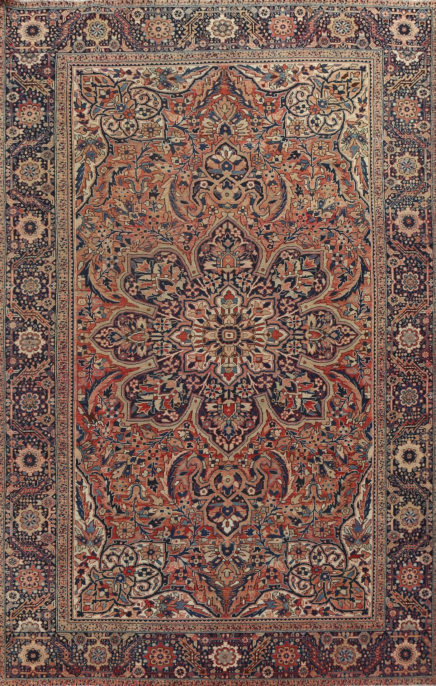 Wool Heriz Persian Area Rug 8x12