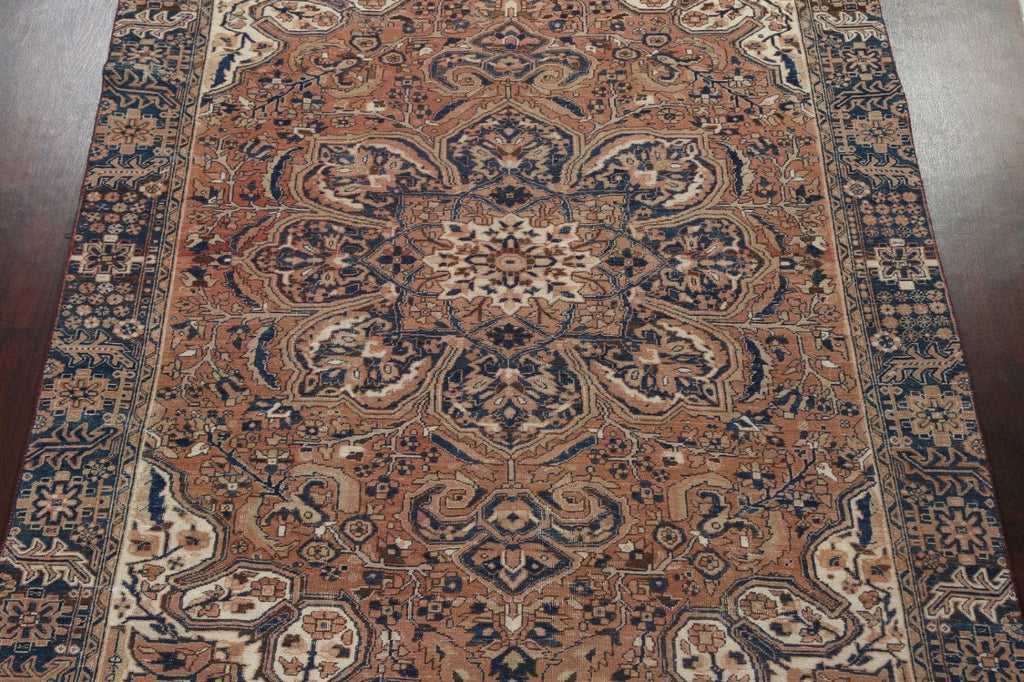 Handmade Heriz Persian Area Rug 8x11