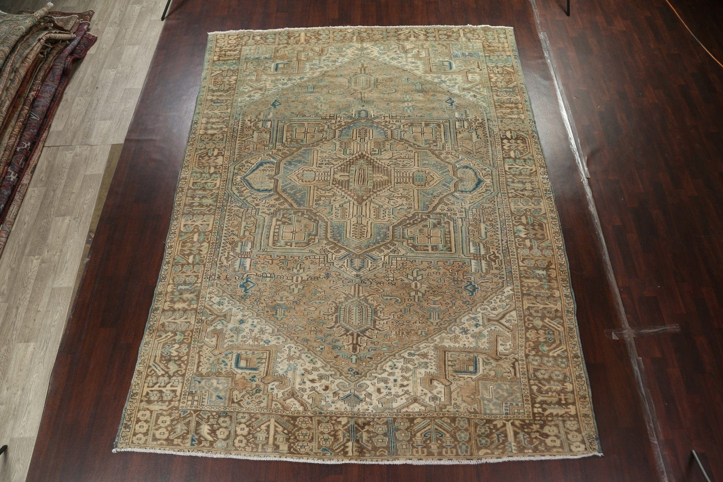 Geometric Heriz Persian Handmade Rug 9x13