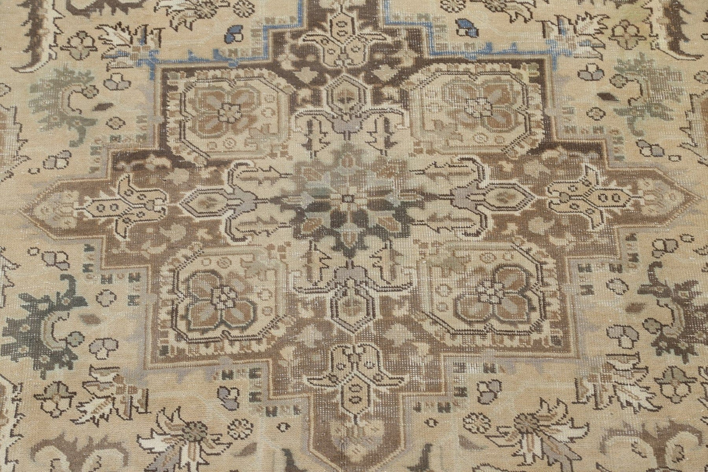 Handmade Heriz Persian Area Rug 8x11