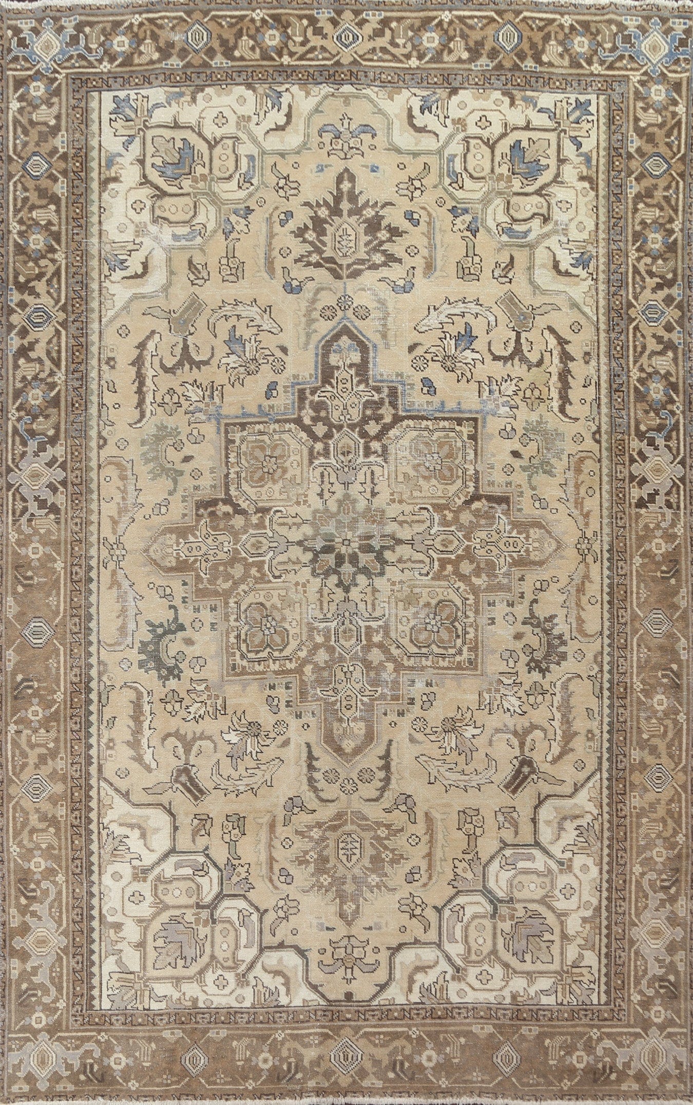 Handmade Heriz Persian Area Rug 8x11