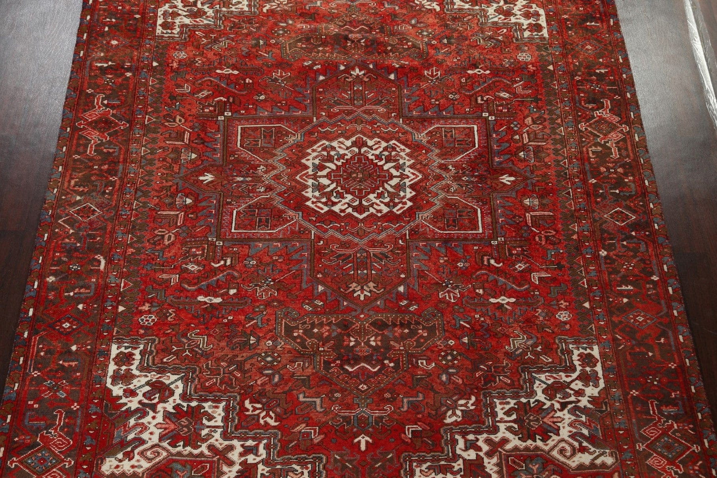 Red Heriz Persian Area Rug 8x12