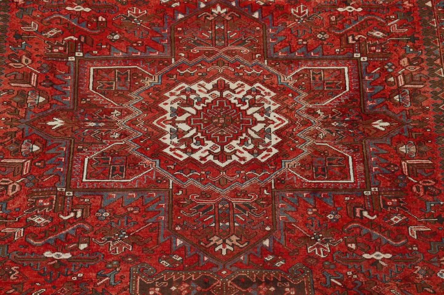 Red Heriz Persian Area Rug 8x12