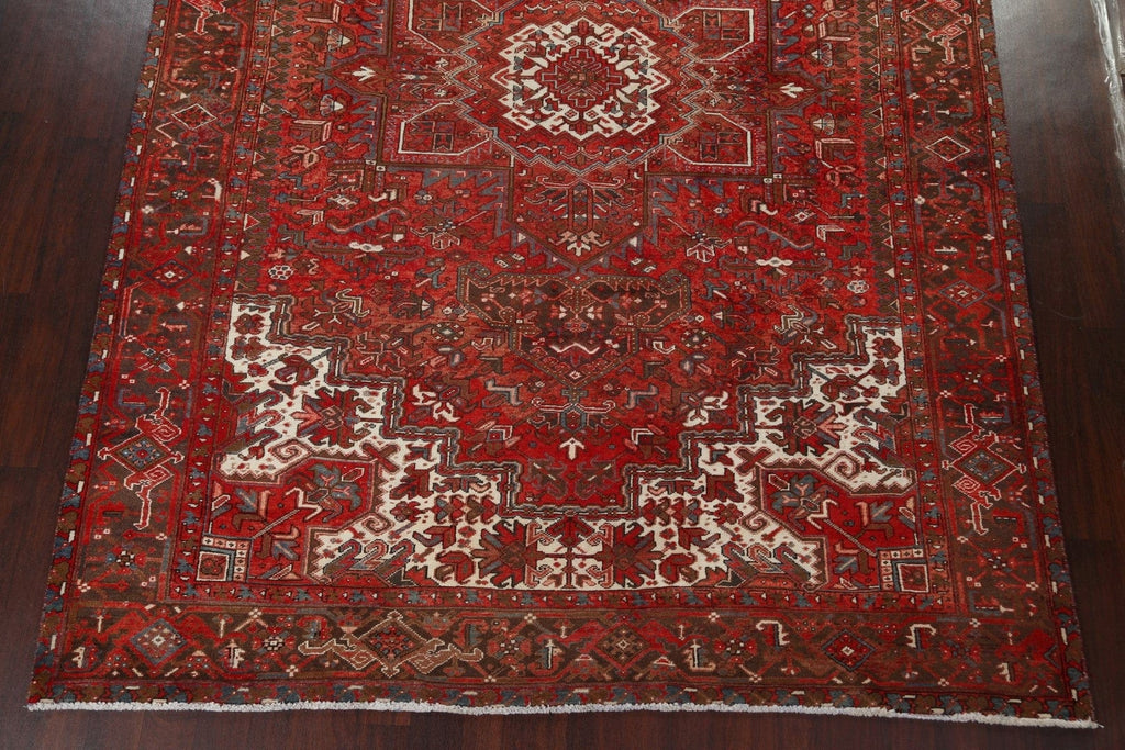 Red Heriz Persian Area Rug 8x12