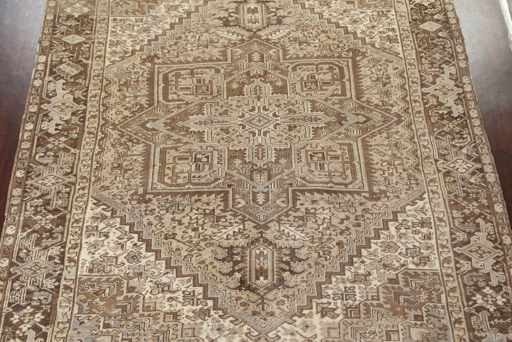 Antique Heriz Persian Area Rug 8x12