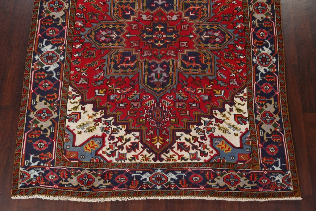 Red Heriz Persian Area Rug 7x9