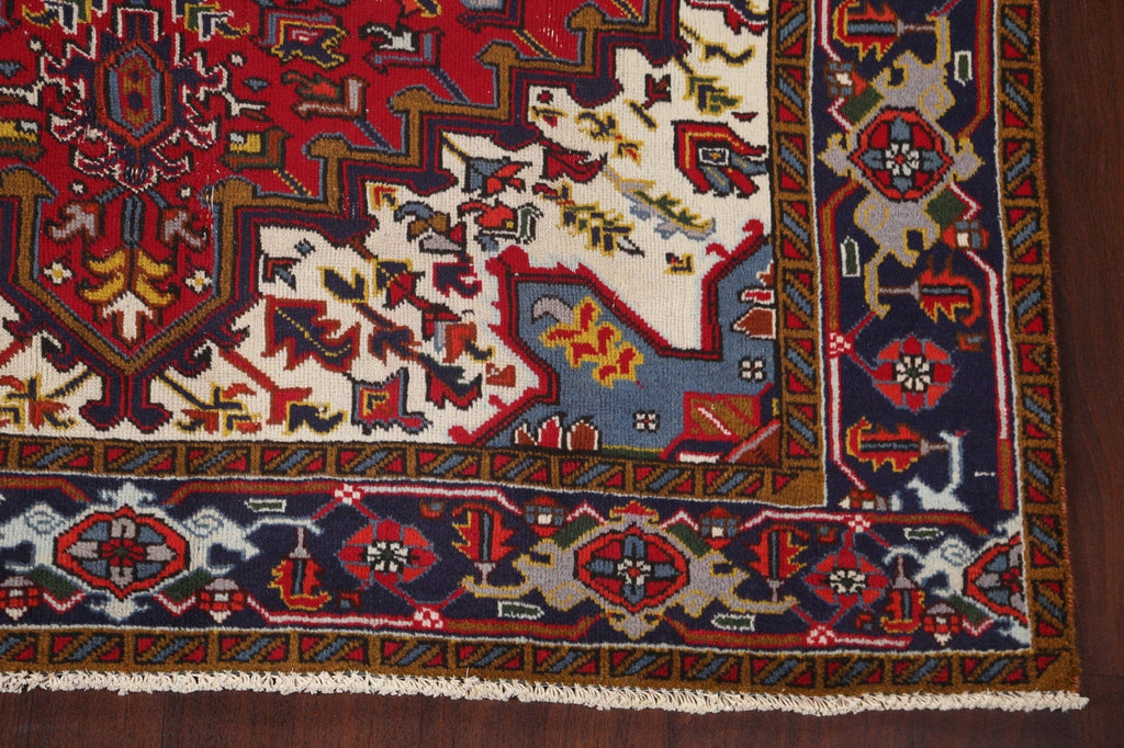 Red Heriz Persian Area Rug 7x9