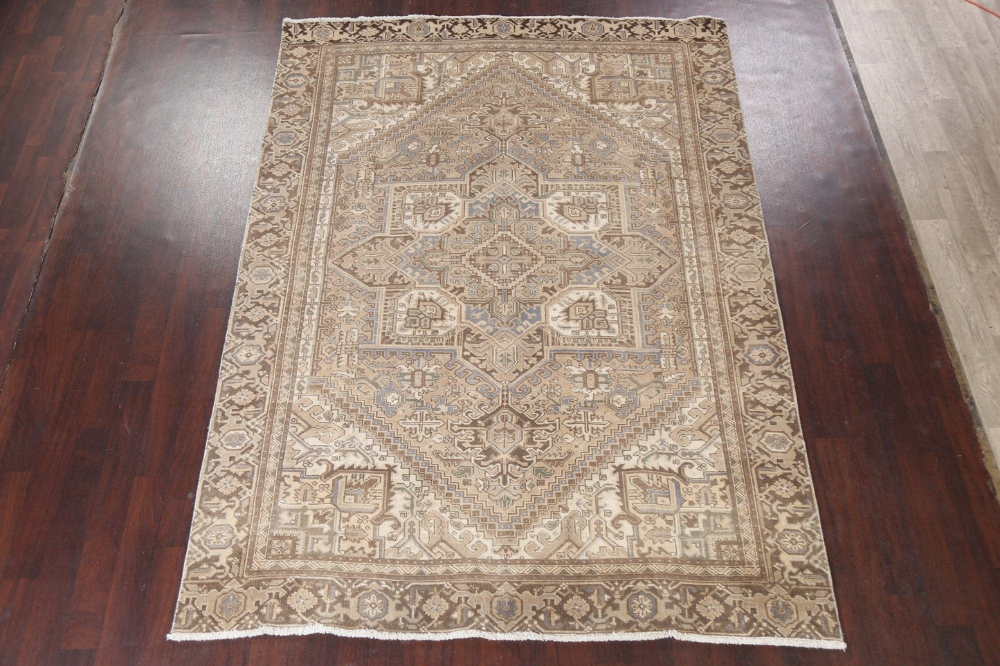 Antique Heriz Persian Area Rug 7x10